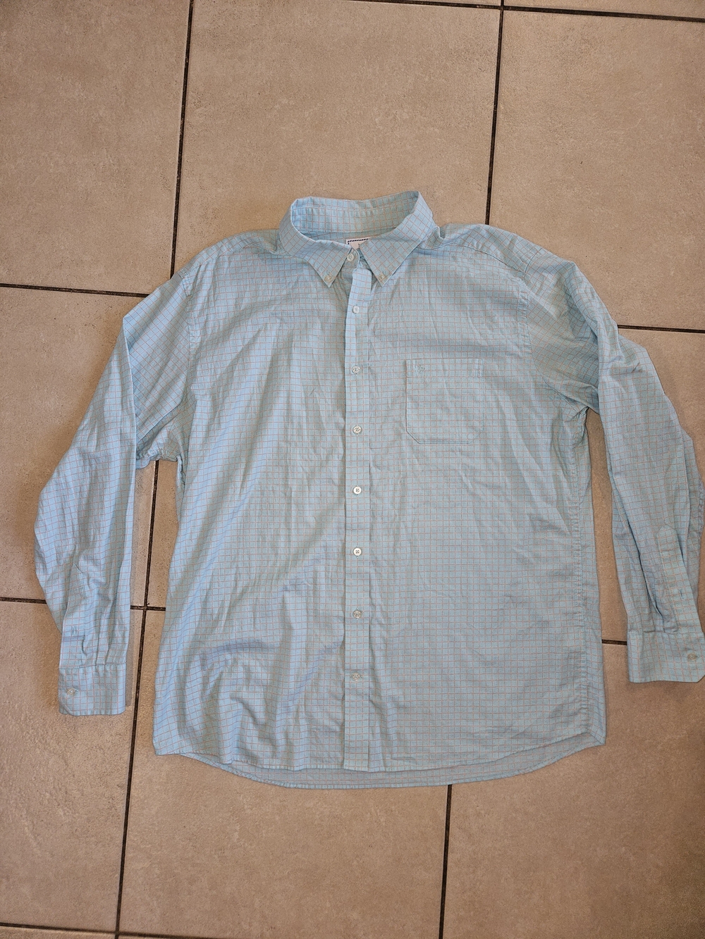 Southern Tide Blue Plaid Casual Button-Down Shirt